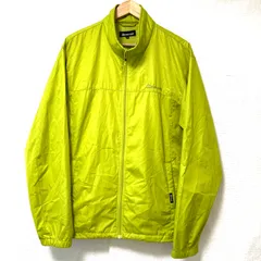 (^w^)b FIRST DOWN ファーストダウン ジップアップ トラックジャケット シャカシャカ アウトドア キャンプ 登山 BBQ 釣り アクティブ スポーティ 長袖 マウンテン トップス 黄緑 イエローグリーン メンズ 男性 サイズ LLのサムネイル