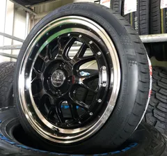 即購入❌手渡しのみ‼️ 深リム7J 195-45-16 クリア剥がれ白錆多数