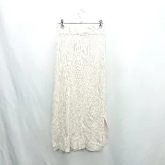 ◇ ⊇ BEAUTY&YOUTH UNITED ARROWS ウエストゴム ニット ロング丈 タイト スカート サイズS ベージュ系 レディース E  【1501230035750】