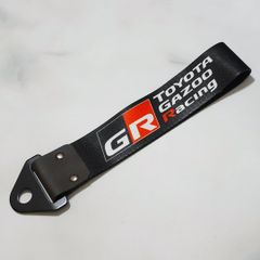 超高品質■TOYOTA GAZOO Racing　牽引ストラップ　トーストラップ　高強度ナイロン製　ボルト付き　牽引フック　ベルト式　GR　| 新品 | 送料無料