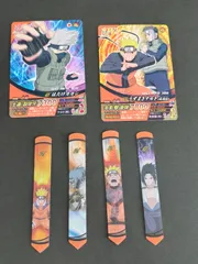 aca272 NARUTO うずまきナルト ナルティメットフォーメーション カード はたけカカシ ヤマト クリア クリップ しおり まとめ NARUTO