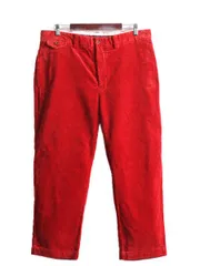 【お得なクーポン配布中!】 90s ポロ ラルフローレン 太畝 コーデュロイ パンツ メンズ 36 30 古着 90年代 オールド POLO ストレート スラックス ノータック 厚手 秋冬