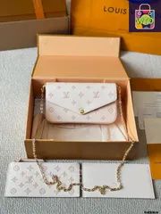 【今日特価】Louis Vuitton ルイヴィトン ポシェット フェリシー シリーズ 取り外し可能な金属チェーンが特徴