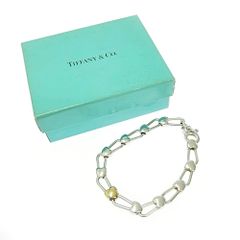 【中古】【箱付き】 TIFFANY&Co. ティファニー シルバー ハートロック ブレスレット 26.3g 925刻印 426819 ブレスレット