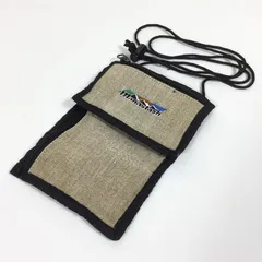 【OneSize ベージュ系】 Manastash ( マナスタッシュ ) トラベラー ネック ウォレット ヘンプ製 生産終了モデル 入手困難  ショルダーバッグ バッグ ストレージ