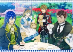 【中古】タペストリー [単品] 集合 描きおろしA2タペストリー 「Switchソフト スペードの国のアリス ～Wonderful Black World～ ebtenDXパック＋White缶バッジセット＋ちびキャラ缶バッジセット」 同梱特典