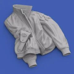 【新品】プラモデル 1/16 WWII アメリカ タンカースジャケットNo.1 レジンキャストキット [RM1034]