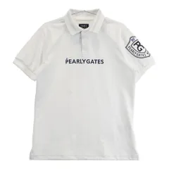 サイズ：4 PEARLY GATES パーリーゲイツ 2023年 半袖ポロシャツ  ホワイト系 [240101499077] ゴルフウェア メンズ ストスト