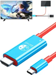 Switch ドック【最新型】 switch ドッグ 直接にTV出力 Switch交換ケーブル スイッチ ドック 4K&1080解像度/HD変換/TVモード ニンテンドースイッチ USB C hdmi変換ケーブル type c to hdmi テレビ接続出力