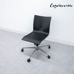【展示品】Engelbrechts エンゲルブレヒツ Chairik Chair XL チェリックチェア オフィス キャスター アームレス チェア ブラック エリック・マグヌッセン