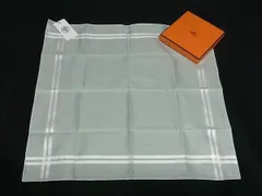 新品　エルメス　ハンカチーフ 楽天市場】【新品】 エルメス ハンカチ ジャカード H コットン