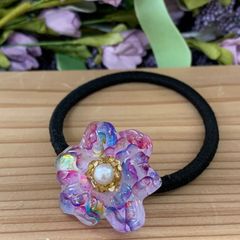 ☆ハンドメイド☆レジンヘアゴム☆お花