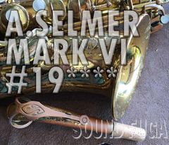 A.SELMER　MARK VI　19万番台　オリジナルラッカー85％　アルトサックス