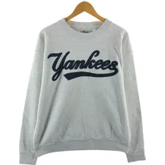古着 90年代~ マジェスティック Majestic MLB NEW YORK YANKEES ニューヨークヤンキース プリントスウェットシャツ トレーナー/eaa501289
