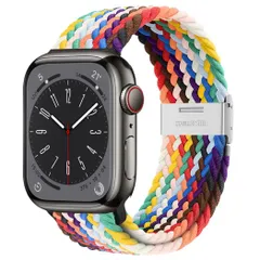 【新着商品】7 8 SE Ultra シリーズ バンド バンド 6 アップルウォッチ コンパチブル コンパチブル 人気 5 かぶれない 蒸れない おしゃれ 4 ブレスレット 伸縮性 男性 リストバンド女性 3 スポーツループ ストラップ ゴム ナイロン 2 4