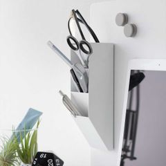 新品 ウォールシェルフ 山崎実業 tower タワー マグネットペンスタンド スチールパネル対応 10096 ホワイト【SPORTUS】※沖縄発送不可