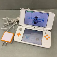 〈ジャンク品〉Newニンテンドー2DSLL ホワイト×オレンジ Nintendo2DSLL