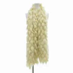 ランバン LANVIN コレクション マフラー ストール ファー 白 ホワイト /JSのサムネイル