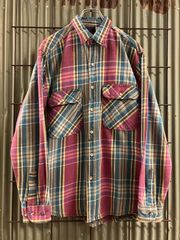 Old DAKOTA Check Nel Shirt チェックネルシャツ　長袖シャツ　柄シャツ