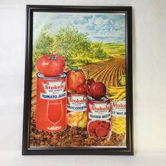 『 ストークリー　缶詰 』ビンテージ広告　60年代　フレーム付ポスター　当時物