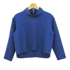 アンタイトル カットソー シャツ トップス 長袖 ハイネック 日本製 レディース 2サイズ ブルー UNTITLED 【中古】