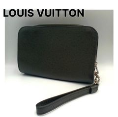 美品 LOUIS VUITTON タイガ バイカル クラッチバッグ ブラック　M30182