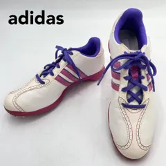 adidas ゴルフシューズ レースアップ 24cm ホワイト レディース アディダス レディース hws02073