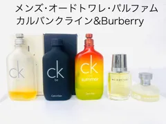 カルバンクライン　ck one    ck be    summer    100ml     BURBERRY   30ml     5点セット　az MID    6456