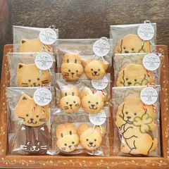 【お試しセット】かわいい動物たちが彩る、手作りサクサクアソートクッキー（3種9袋入）