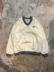 90s NIKE ナイキ プルオーバー ナイロンジャケット 銀タグ M
