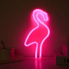 ネオンライト LED フラミンゴ ピンク 飾り インテリア 看板 インスタ映え B1