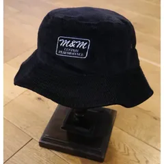 M&M CUSTOM PERFORMANCEバケットハット M&M/エムアンドエム/BUCKET HAT/ナイロンバケットハット/BLACK