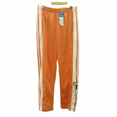 アディダス adidas タグ付 アディブレイクトラックパンツ スナップ ロゴ GN2963 オレンジ系 62-66 M IBO63 0214