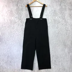 DISCOAT ディスコート コットン ツイル サロペット ブラック Mサイズ □□☆