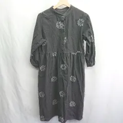 ◇ ⊂ rps アールピーエス イラストプリント 七分袖 膝丈 ワンピース サイズM ブラック系 レディース E  【1411280029138】