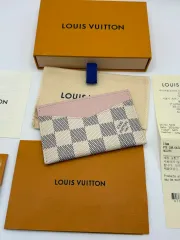 当日発送/レシート含むフルセット S+級 Louis Vuitton ダミエ アズール カードウォレット