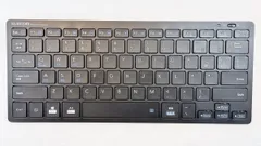 【HY】【美品】エレコム Bluetooth ミニキーボード パンタグラフ式 軽量・薄型 マルチOS対応 iPad Surface Chromebook ブラック TK-FBP102BK[ゆうパケット発送、送料無料]HY002