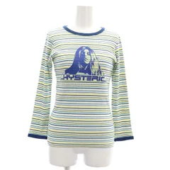 美品 HYSTERIC GLAMOUR リンガーTシャツ ボーダー ヒスガール コムドットヤマト着用】ヒステリックグラマーヒスガール