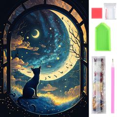 新品 ダイヤモンドの絵画 1セット きれい 全面貼り付け キット ダイヤモンドアート 塗装 初心者 大人の子供 ダイヤモンドアート DIY 手芸キット 芸術品 家の壁の装飾 サムコス ビッグサイズ 複数サイズ (G 30cm*40cm)