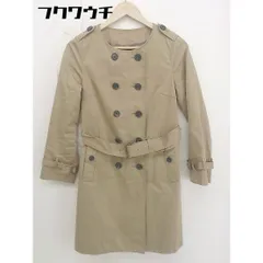 ◇ ◎ green label relaxing グリーンレーベル UNITED ARROWS 袖ベルト 長袖 トレンチコート サイズ38 ベージュ レディース  【中古】 【1112180004781】