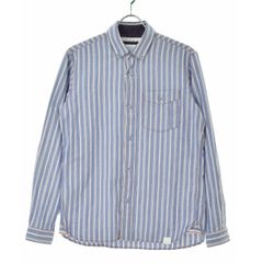 【WhiteMountaineering】WM1471117 Royal Oxford Stripe Big Pocket Shirt オックスフォードストライプ長袖シャツ