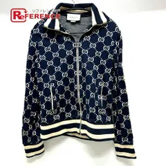 美品 GUCCI ジャカードジップジャケット GG総柄 トラックジャケット XL 美品 GUCCI ジャカードジップジャケット GG総柄 トラックジャケット XL