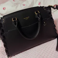 &chouette 《推し事バッグ》クリアポケット付きトートバッグ ブラック