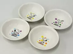 【中古】食器 スヌーピー オリジナルモーニングボウル4P 「PEANUTS(SNOOPY)」 Joshin会員限定 購入特典