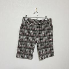 美品 PUMA プーマ スポーツウェア L 11号 ハーフパンツ ブラック ホワイト ピンク ゴルフ