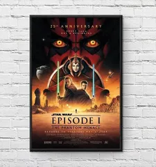 レア スターウォーズ 額縁 ビックサイズ ポスター エピソード1 Amazon.co.jp: 映画ポスター スターウォーズ エピソード1