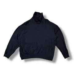 定価28600円 22AW ウール天竺長袖クルー（navy） サイズ3 ウール天竺 長袖クルー | COMOLI(コモリ) / トップス カットソー