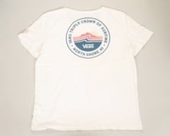 VANS WOMAN USED TEE NORTH SHORE バンズ レディース ユーズド コラボ 限定 Ｔシャツ ハワイ ハレイワ サーフショップ老舗【限定商品Ｔシャツ！USA HAWAII HALEIWA T-SHIRTS アメリカ ハワイ 限定モデル