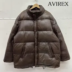 2025年最新】アヴィレックス AVIREX レザーダウンジャケットの