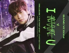 【中古】コレクションカード(男性) TREASURE/バン・イェダム/CD「THE FIRST STEP ： CHAPTER THREE」(BLACK Ver.)封入特典フォトカード